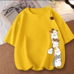 خرید تيشرت لانگ طرحدار کد 3 - لیونا شاپ