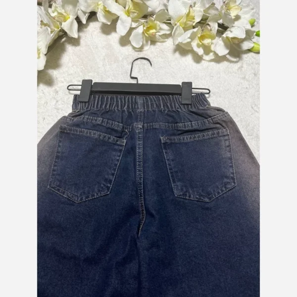 شلوار واید پشت کش بغل راو دمپا کات کد 2 - Image 4