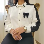 شومیز مجلسی پاپیون دار کد4