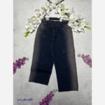 شلوار واید پشت کش بغل راو دمپا کات کد 2 - Image 2