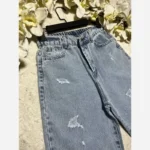 شلوار واید پشت کش بغل راو دمپا کات کد 2 - Image 5