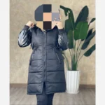 کاپشن زنانه استین چرم کد 17 - Image 3