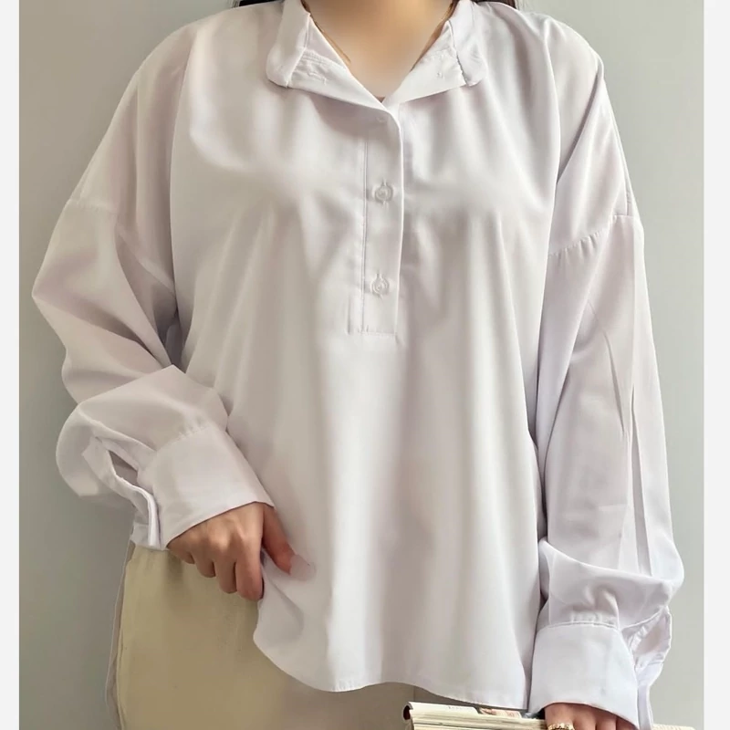 شومیز سفید زنانه کد 161