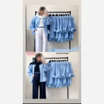 شومیز مانتویی زنانه و دخترانه کد 166